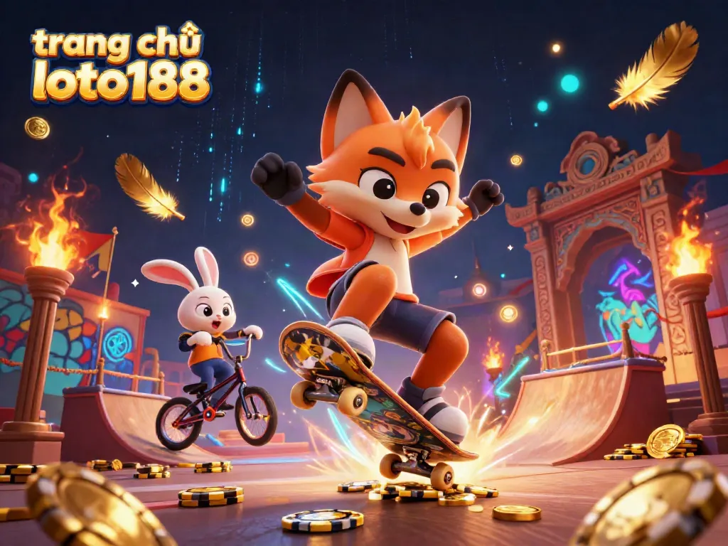 Engage in vibrant gaming excitement at trang chủ loto188 with dynamic visuals, showcasing sports betting and casino themes.